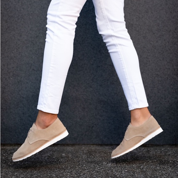 Nisolo Shoes - NEW Nisolo Sedona Lightweight Derby Suede Women’s in Dusty Rose Size 9.5